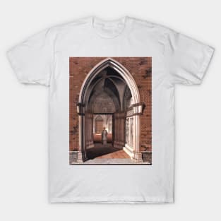 Gothic portal art with woman T-Shirt